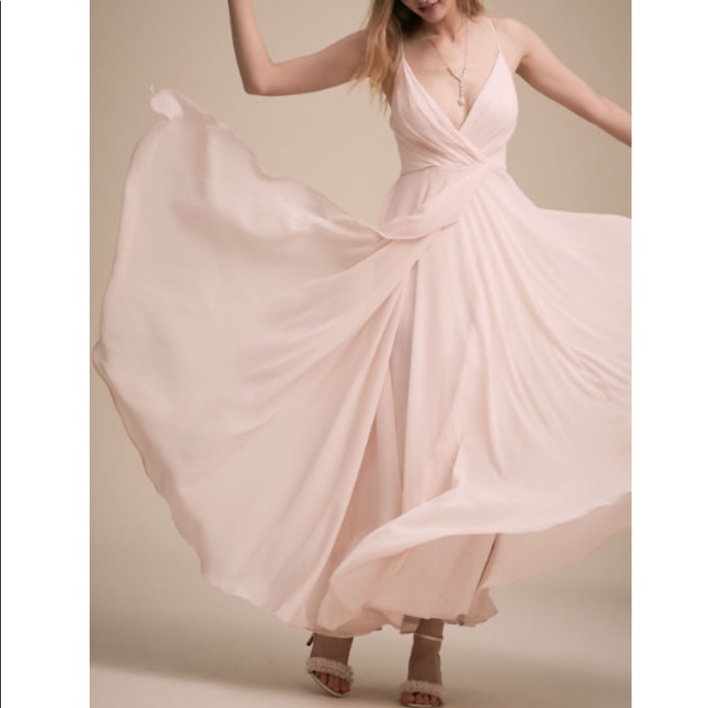 BHLDN Eva Bridesmaids Dress in Pearl